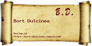 Bort Dulcinea névjegykártya